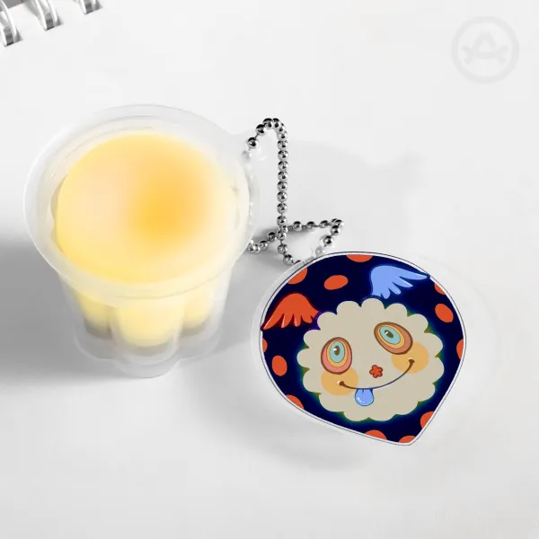 🍮Sweets Witch Pudding - Yellow Squishy Keychains