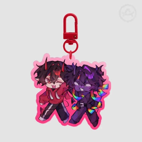 Devious Duo Acrylic Keychain