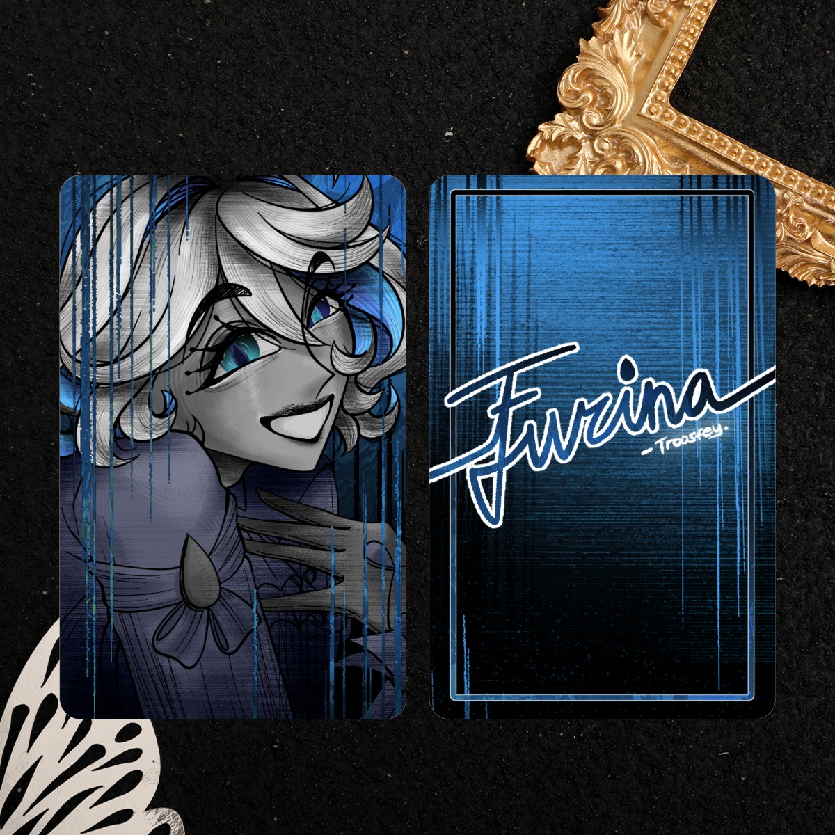 Furina GENSHIN IMPACT Cracked Ice Holographic Photocard