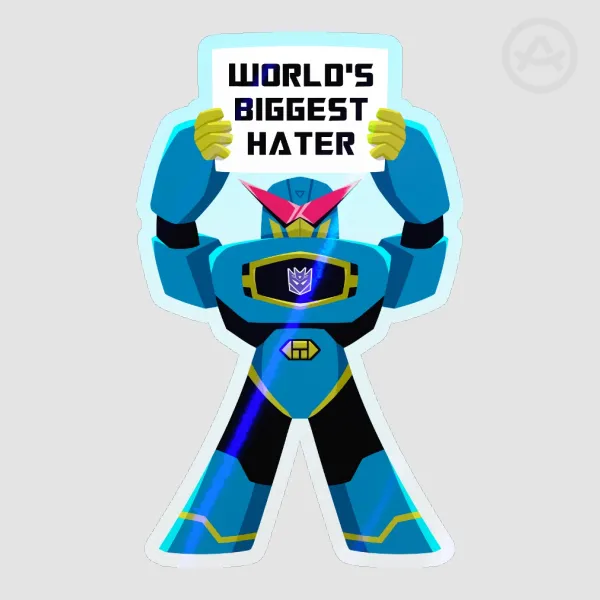 Hater Soundwave Holo Sticker