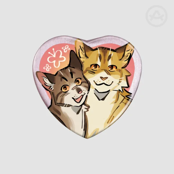 Mothpool Heart Badge