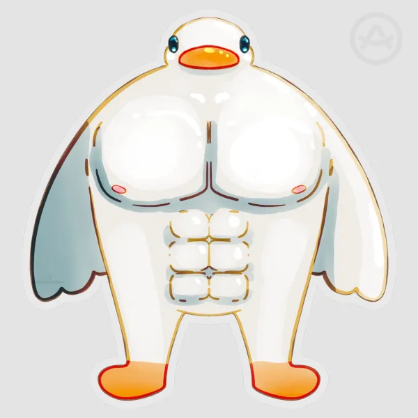 Big muscle duck
