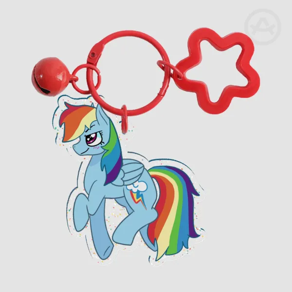 Rainbow Dash Keychain