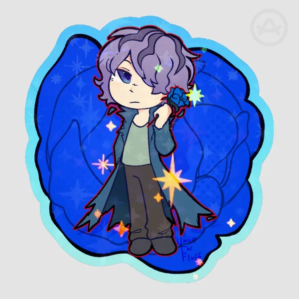 Chibi Garry rose sticker