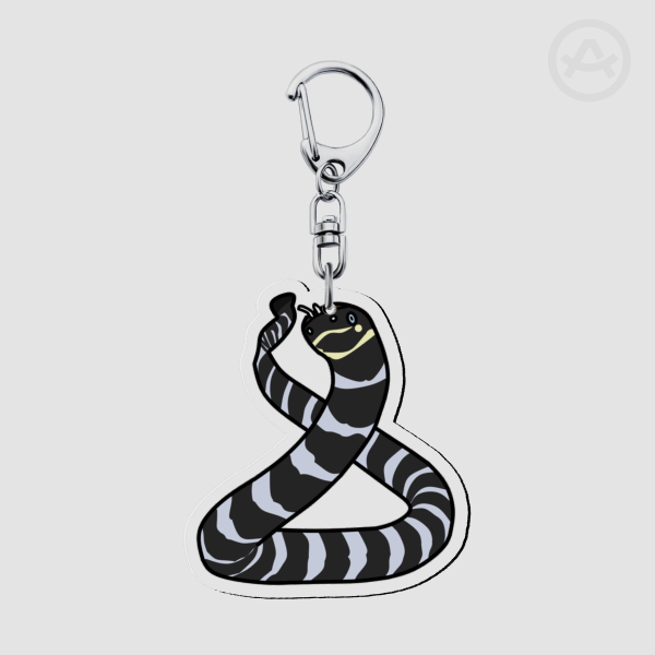Banded Sea Krait on a Hook