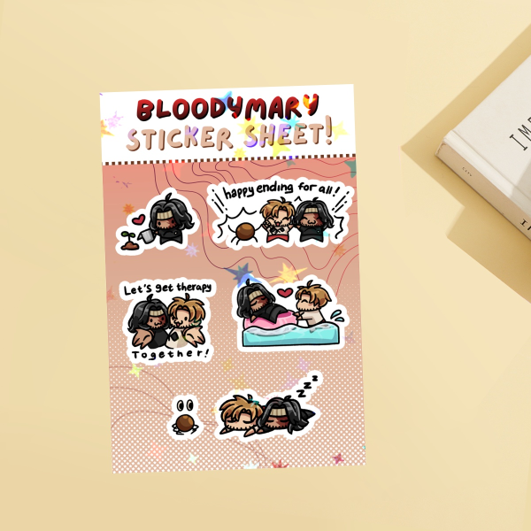BloodyMary IRON LUNG PHM Stickers Sheet