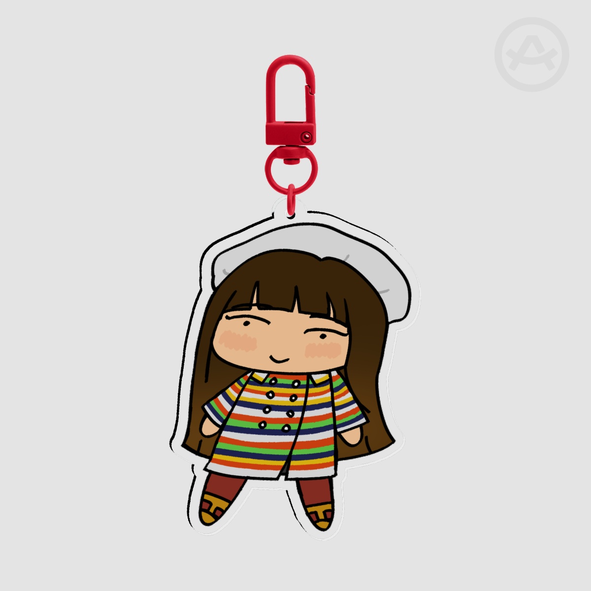 New York Rachel Keychain