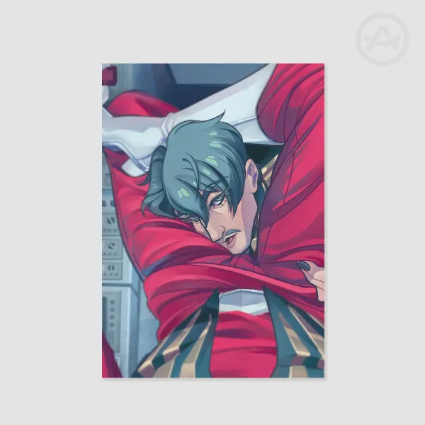 In Thrall of the Red Comet Print