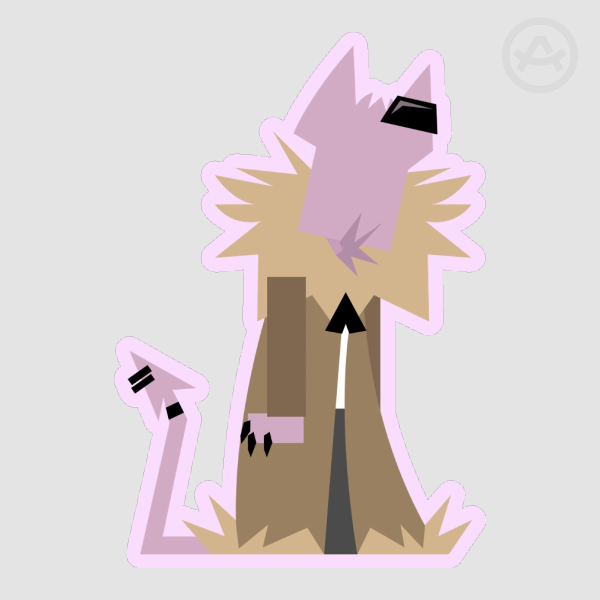Simplified Vinx Sticker (Coloured Background)