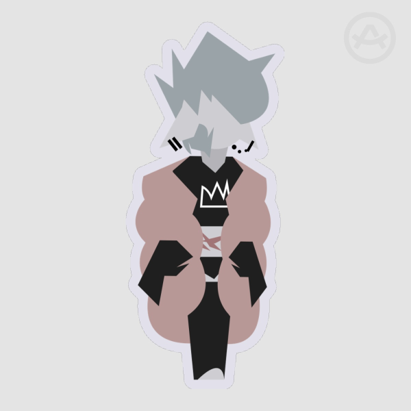 Simplified Morris Sticker (Coloured Background)
