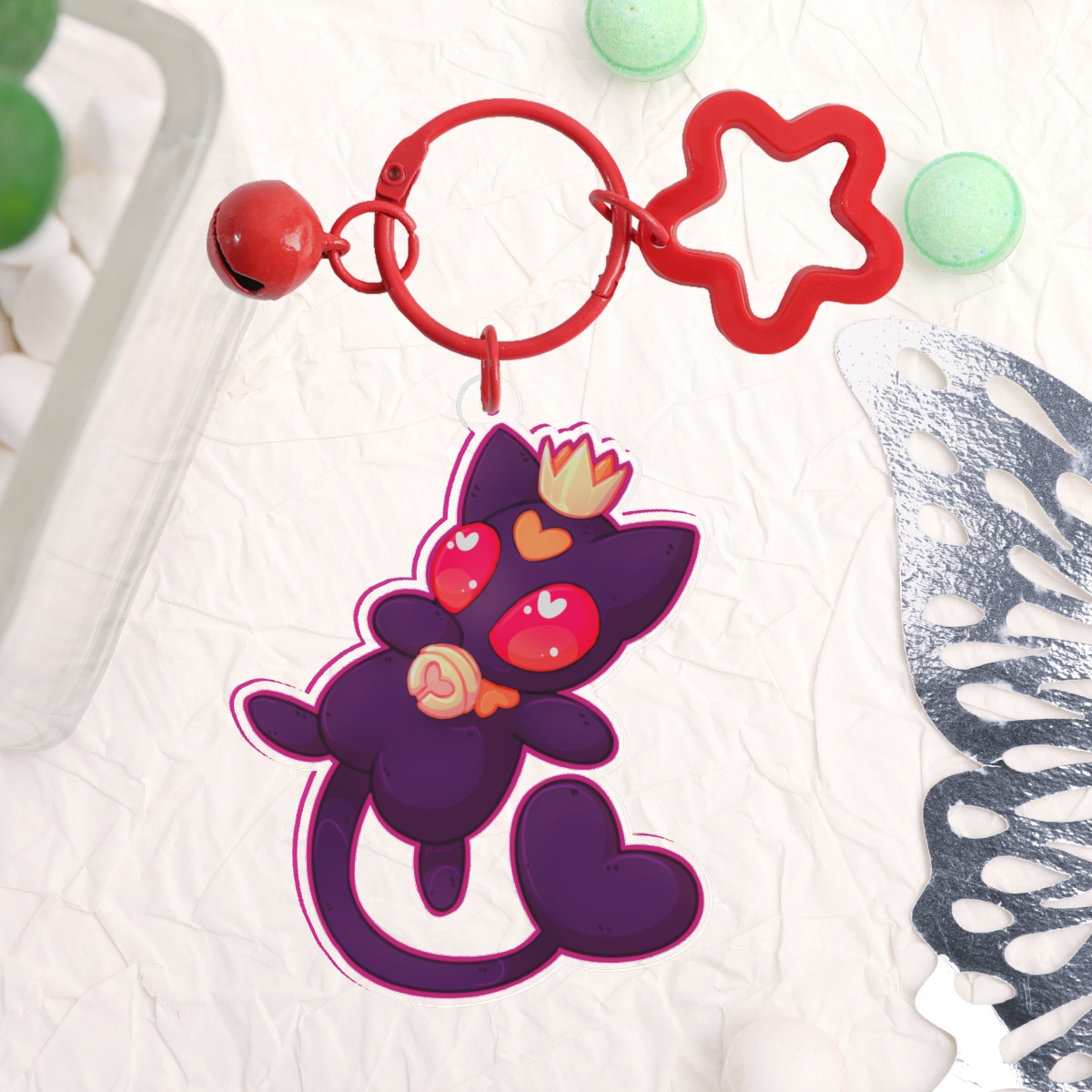 WLC Queen of Hearts - Acrylic Keychain