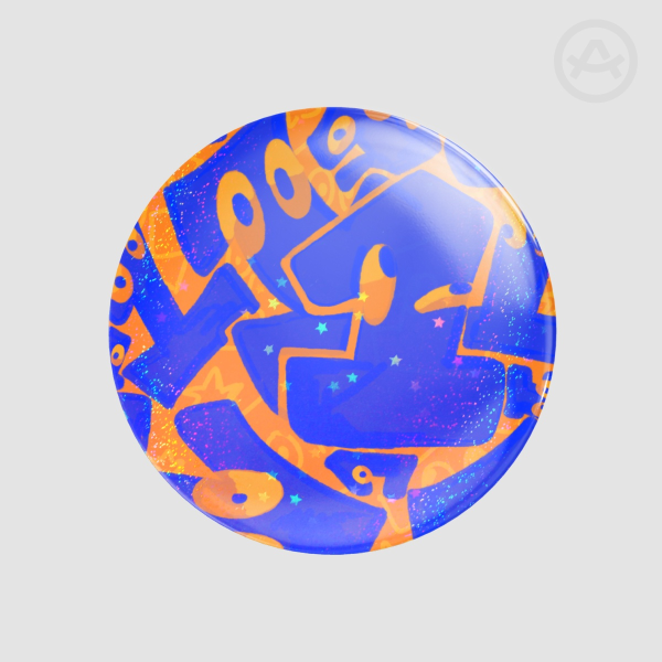 Trippy One (Button Pins)