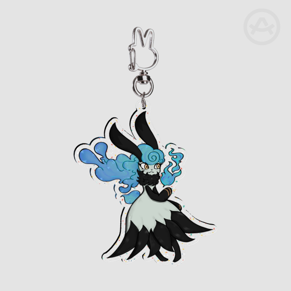 Glitter Nitemary Acrylic Keychains