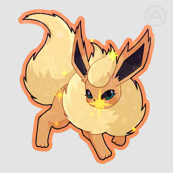 Shiny Flareon Sticker (Pokémon)