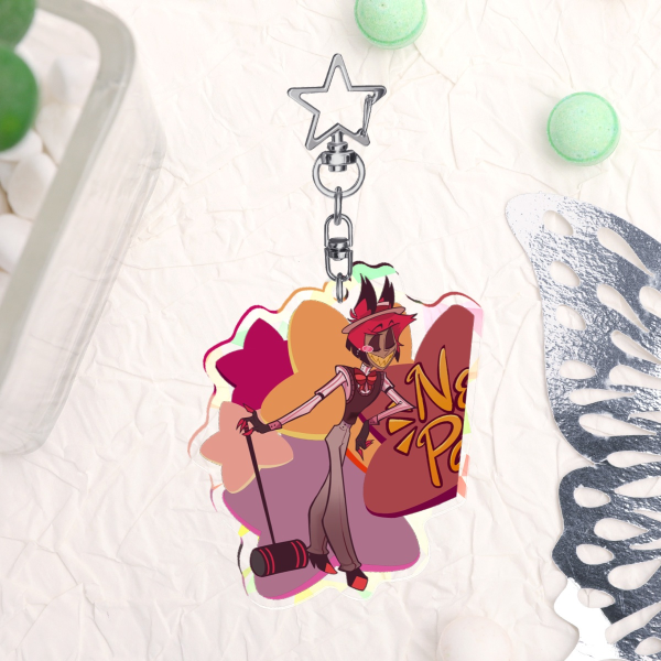Alastor Friendship Day Keychain