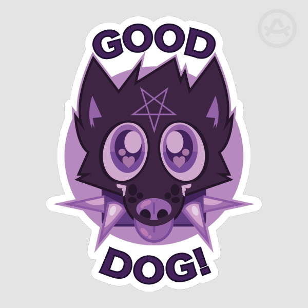 Good Dog! [ Purple Version ] Sticker