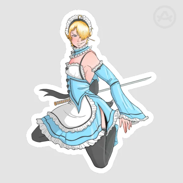 Maid Sanji Stickers