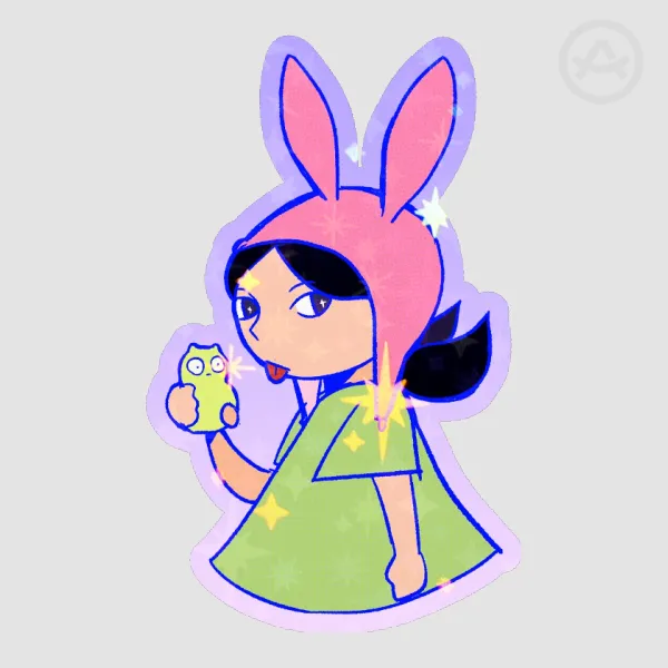 Louise Belcher bobs burgers Stickers