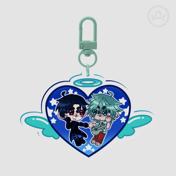 Ivantill Heart Keychain
