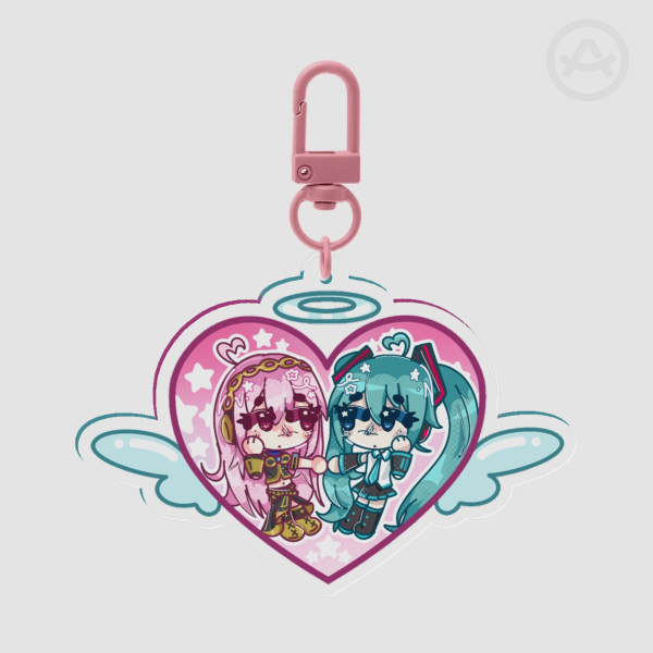 Lukamiku Heart Keychain