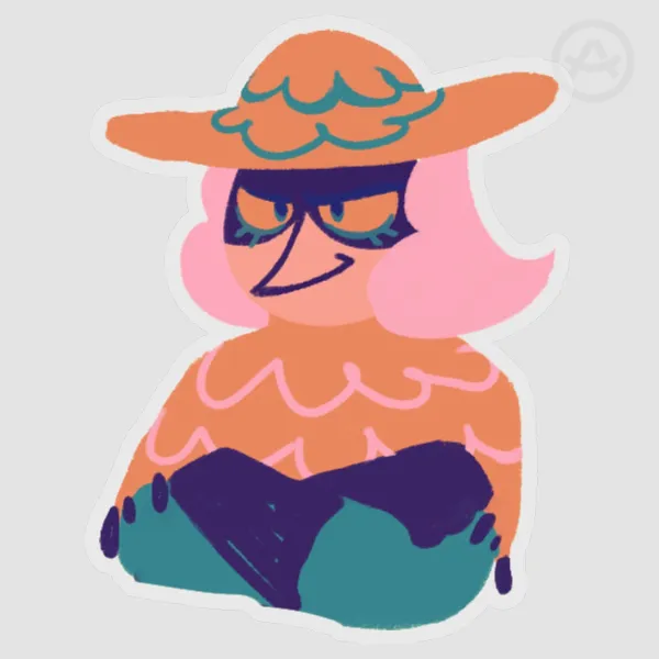 Toon HL:VRAI:R Hen Sticker