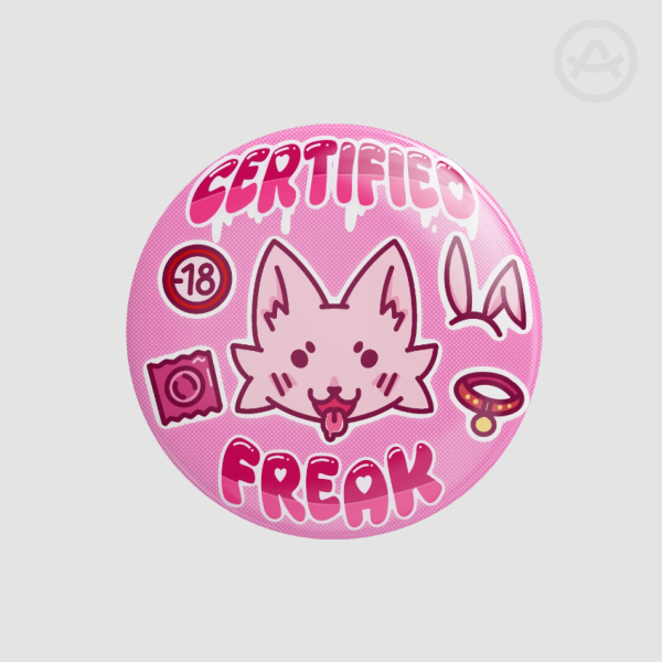 Certified freak (Button Pins)