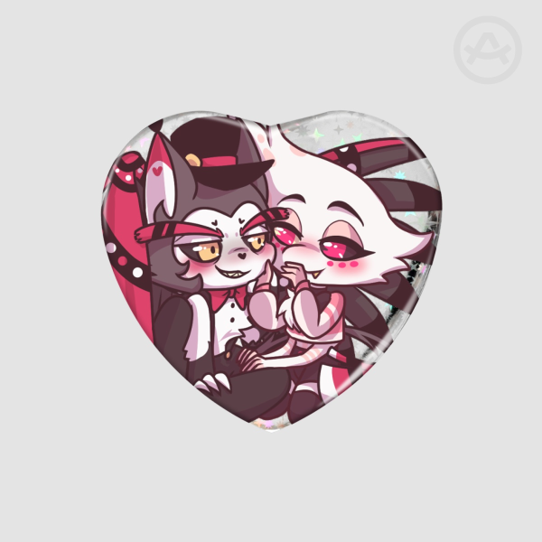 Hazbin Badge - Huskerdust