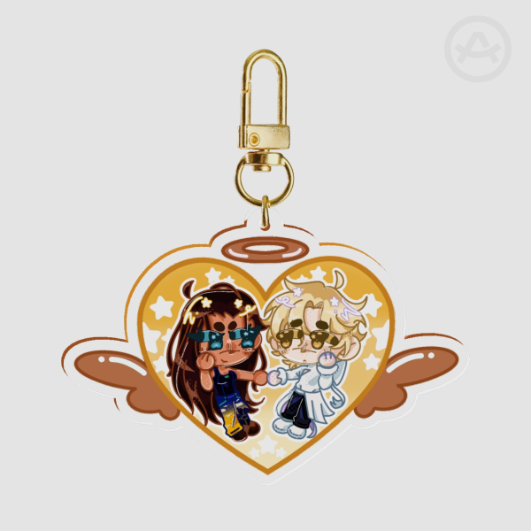 Hyuluka Heart Keychain