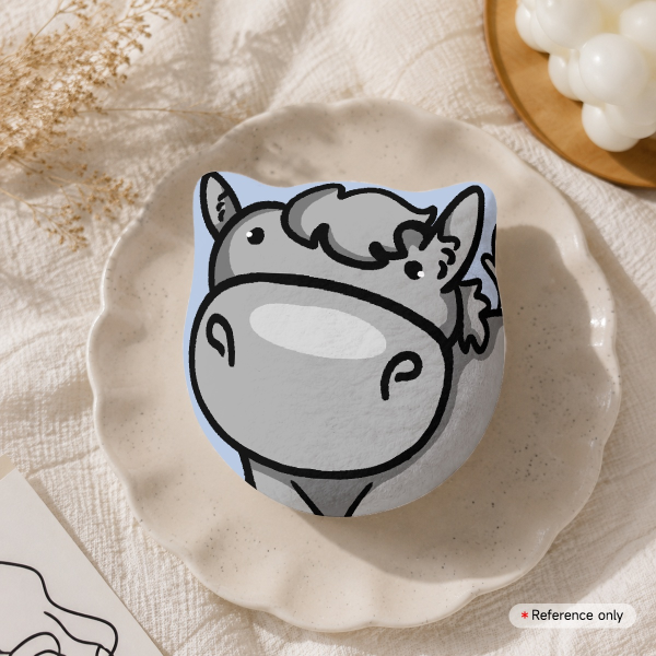 Horse Nose Plush Badge YCH! Your Horse Here!