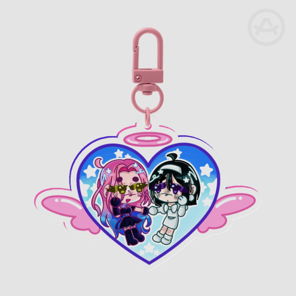 Mizisua Heart Keychain