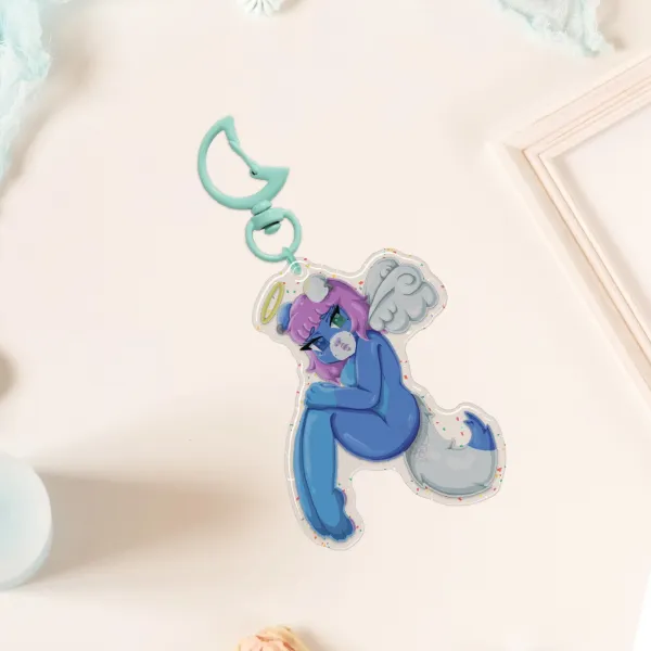 Angelic Pup keychain