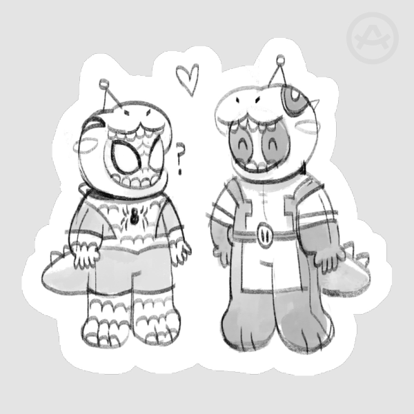 Dino Sticker