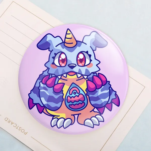 Gabumon Holographic Badges