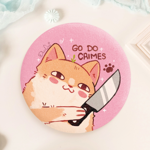Crime Cat - Plush Badges
