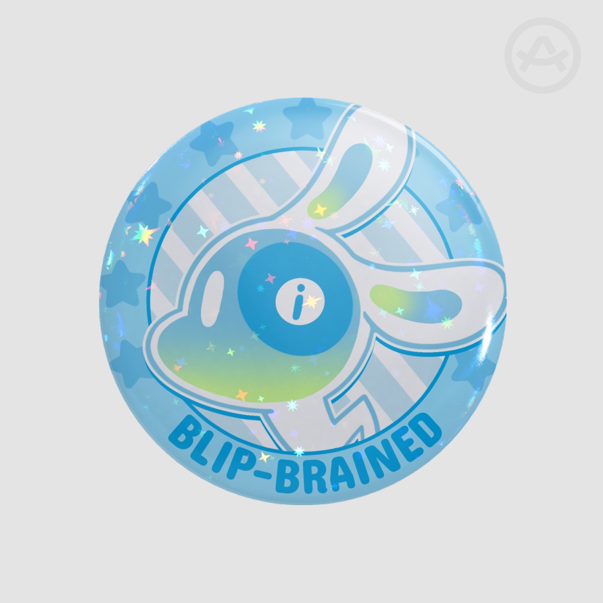 Blip-Brained Button