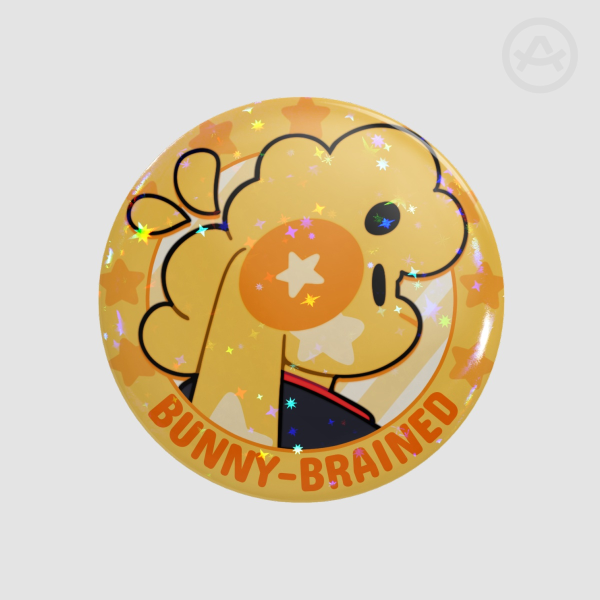 Bunny-Brained Button
