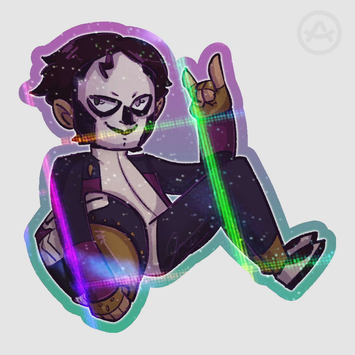 Third Racer Sticker