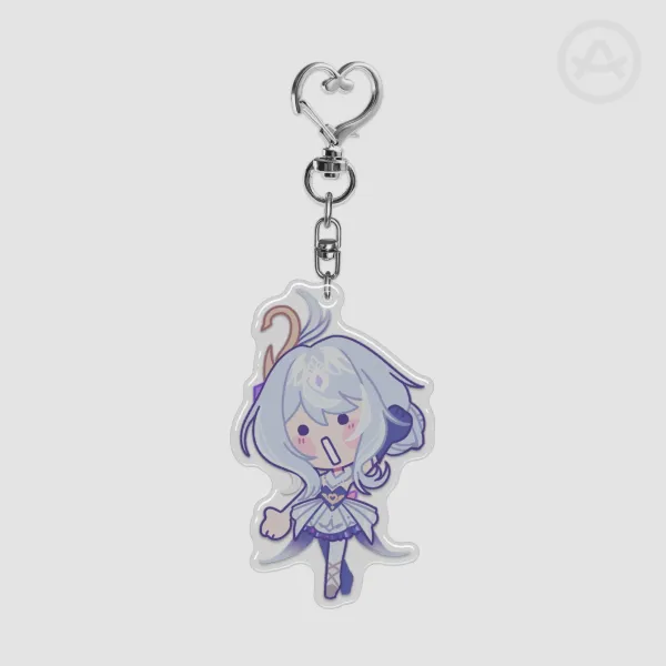 Odette || Epoxy Clear Acrylic Keychain