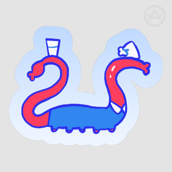 Nurt (Sleepy) - Die Cut Sticker