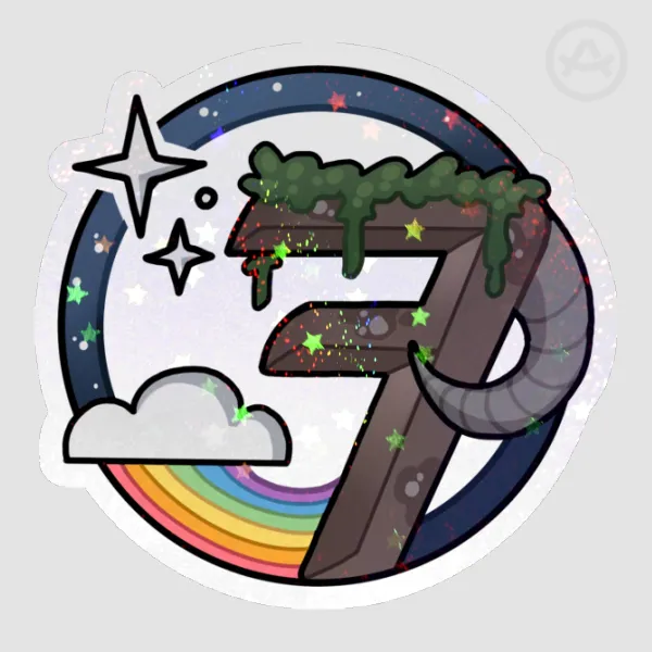 Hermitcraft "Frenemies" Logo Die Cut Sticker