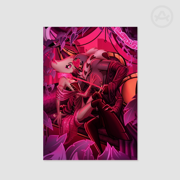 Valangel Valentino and Angel Dust Poster