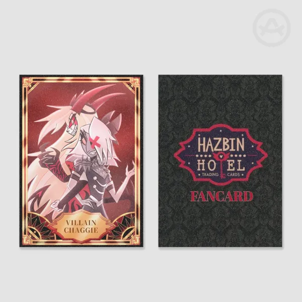 Villain Chaggie Trading Card (fanart) - Holographic paper Photocard