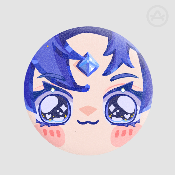 💫 Limas Face! ✧˚.⋆ Plush Badge 💙