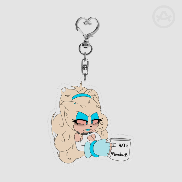 I Hate Mondays Keychain