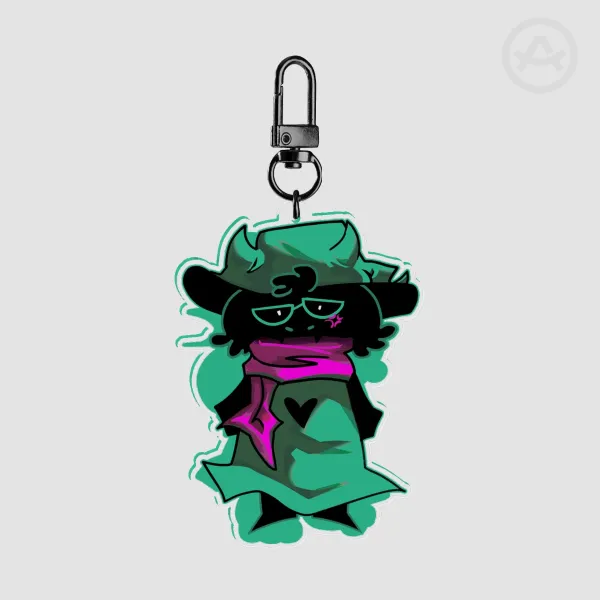 Ralsei Double-Sided Keychain (Deltarune)