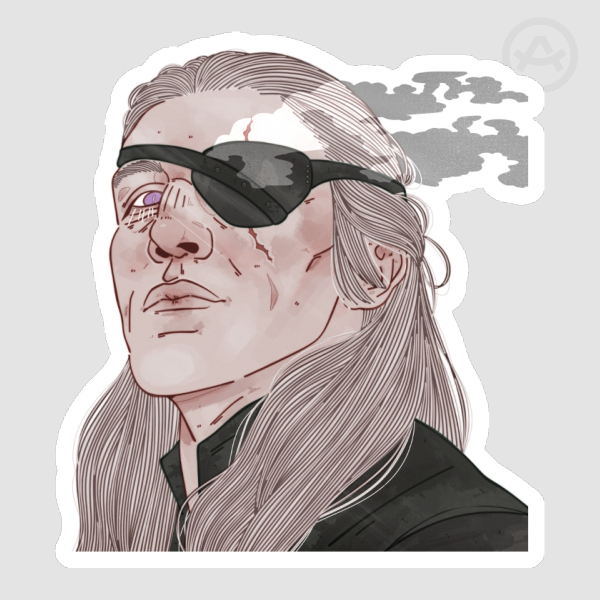 aemond die cut sticker
