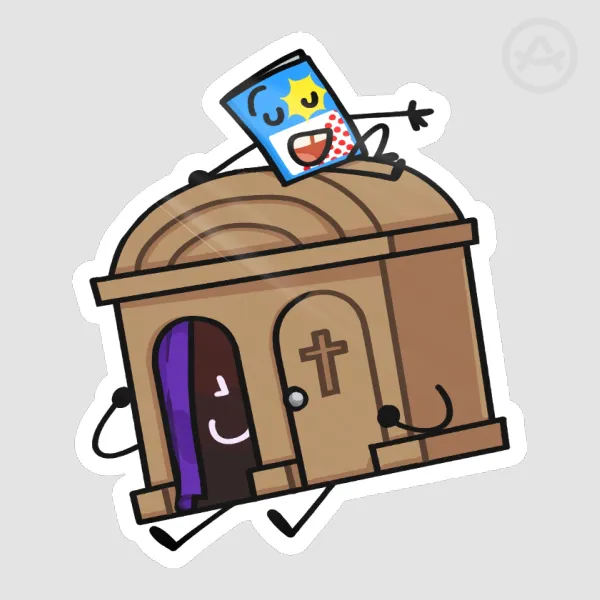 Confessiony and Comicy OSCConfessions Die Cut Sticker