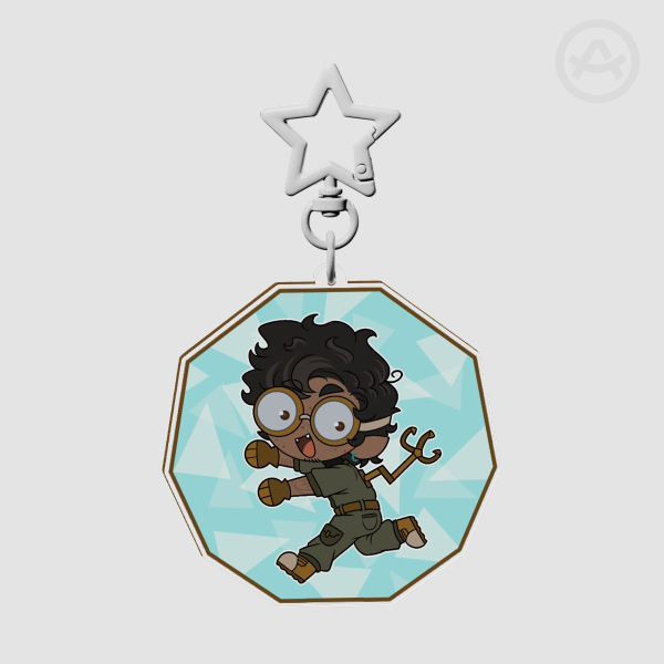 Rocktiz Double-Sided Acrylic Keychain