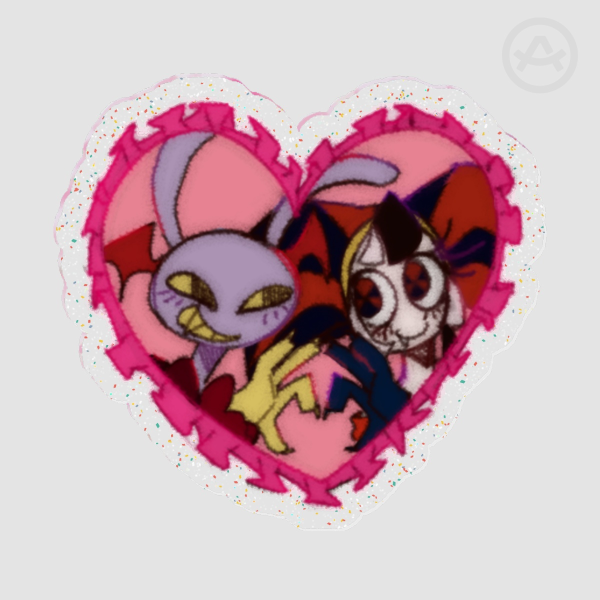 Jax x Pomni Vampire AU Pin