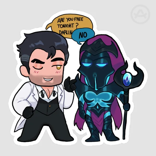 Jayce Debonair & Viktor DeathSworn - Die Cut Stickers